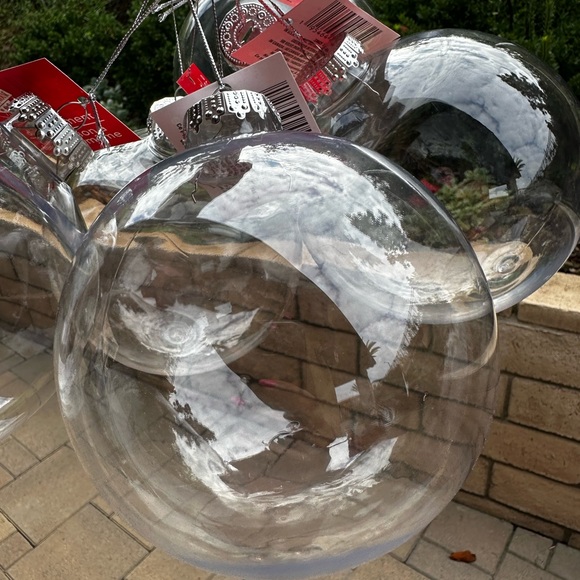 5 X 5” DIY plastic large ornaments crafts round ball - Picture 7 of 12